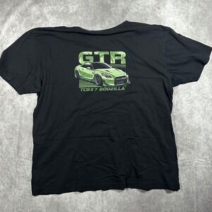 TunerCult GTR TCG37 Godzilla Black Graphic T-Shirt Mens XXL JDM Car Enthusiast